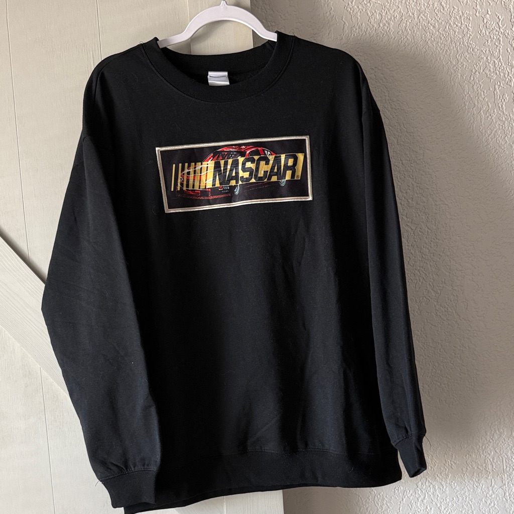 Nascar Black Crewneck Sweatshirt